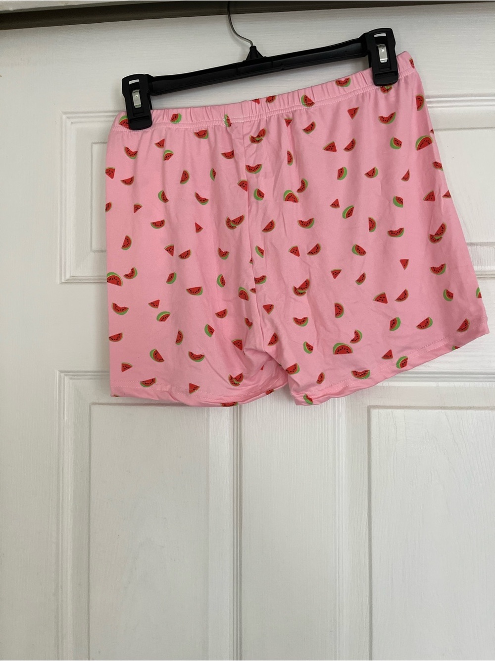Pink Watermelon-Print Pajama Shorts - Picture 7 of 10